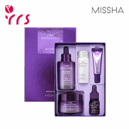 [MISSHA ミシャ] タイムレボリューションナイトリペアスペシャルセット5X / Time Revolution Night Repair Special Set 5X - 1pack (5items)