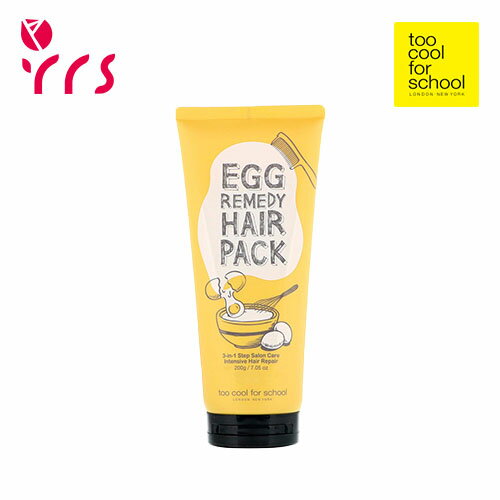 [TOO COOL FOR SCHOOL ȥե] åߥǥإѥå / Egg Remedy Hair Pack - 200g / ǥ꡼ / إ᡼