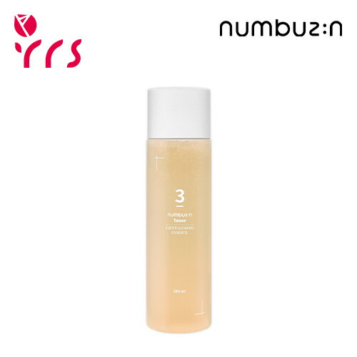 [NUMBUZIN ナンバーズイン] 3番 うるツヤ 発酵 トナー / No.3 Super Glowing Essence Toner - 200ml / 弾力 / ハリ / ツヤ / 水分 / 超乾燥肌 / ナンバーズイントナー