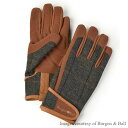 【送料無料】【ガーデニンググローブ ツイード 男性用 手袋】バーゴン＆ボールDig The Glove Tweed Men's Burgon & Ball【ネコポス対応】