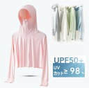 UV パーカー 冷感 レディース 長袖 ラッシュガード 遮光 コーディング つば UVカット アウター 4タイプ メッシュ 通気口 指穴 取り外し サンバイザー...