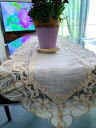 値下げセール ラメ糸混じり刺繍 テーブルランナー 40X180cm