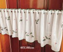 カフェカーテン 40X180cm 刺繍カーテン 新入荷(3)