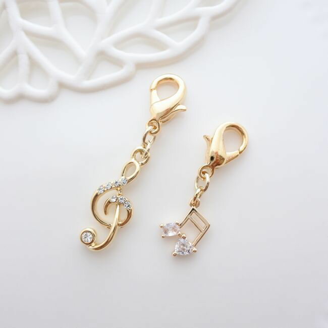 ゴールドカラー　音楽チャーム♪