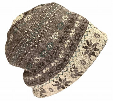 【現品限り】 ジャガードニット440 ワッチキャップ 防寒・ニット帽 秋冬 日本製 ノルディック 大きいサイズOK・大きめ sp485