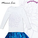 XLサイズ フラダンス tシャツ 【長袖】YJY-2302 シャインダリア柄 薄紫ラメ ラメプリント 衣装 ハワイアン tシャツ ハワイアン柄の長袖Tシャツ 超...