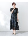 【SALE/30%OFF】エンブロイダリードレス URBAN RESEARCH ROSSO アーバンリサーチロッソ ワンピース・ドレス ワンピース ブラック【R...