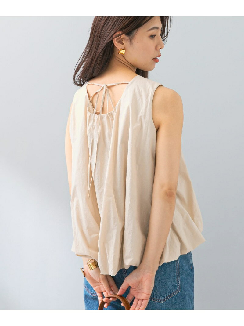 樂天商城 - 【SALE／50%OFF】F by ROSSO ノースリーブバルーンヘムブラウス URBAN RESEARCH ROSSO アーバンリサーチロッソ トップス シャツ・ブラウス ブラック イエロー【RBA_E】【送料無料】[Rakuten Fashion]
