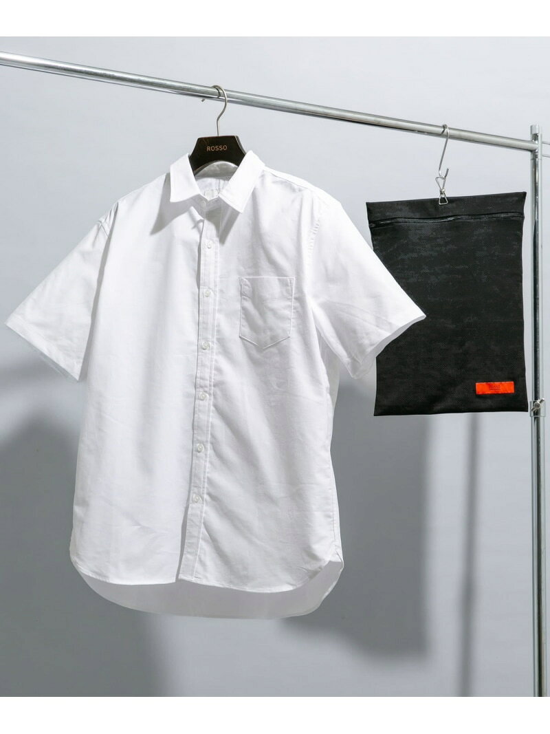 『WEB限定』『抗菌/消臭』『XXLサイズあり』ハイパフォーマンスオックス半袖シャツ URBAN RESEARCH ROSSO アーバンリサーチロッソ トップス シャツ・ブラウス ベージュ ブルー ネイビー グレー ブラック グリーン ホワイト【先行予約】*【送料無料】[Rakuten Fashion]