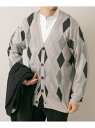 【SALE/50%OFF】『WEB限定』アーガイルニットカーディガン URBAN RESEARCH ROSSO アーバンリサーチロッソ トップス カーディガン ...