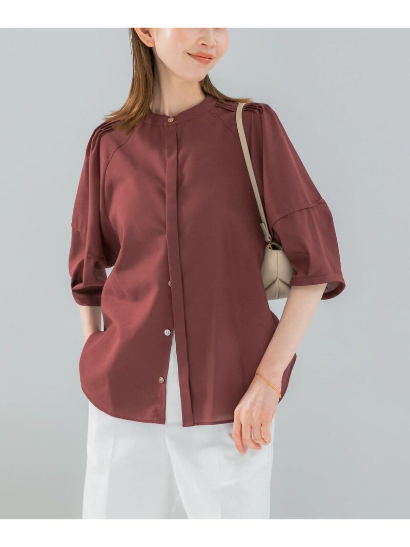 Rakuten - 『WEB/一部店舗限定』UVカットウォッシャブルリネン混シャツブラウス URBAN RESEARCH ROSSO アーバンリサーチロッソ トップス シャツ・ブラウス イエロー ブルー ブラウン ネイビー ホワイト【送料無料】[Rakuten Fashion]