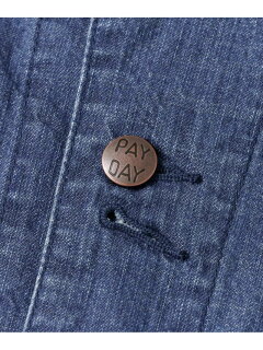 Denim Chore Jacket RSCA001: Indigo Denim Chore Jacket RSCA001: Indigo