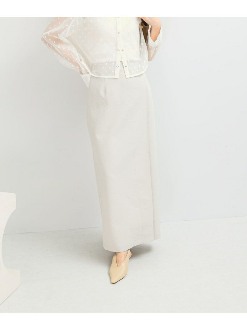 UVカットストレートタックスカート URBAN RESEARCH ROSSO アーバンリサーチロッソ スカート その他のスカート ブラック【送料無料】[Rakuten Fashion]のサムネイル