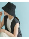 アーバンリサーチ 帽子 レディース La Maison de Lyllis LINEN POTHAT URBAN RESEARCH ROSSO アーバンリサーチロッソ 帽子 ハット ブラック ホワイト【送料無料】[Rakuten Fashion]