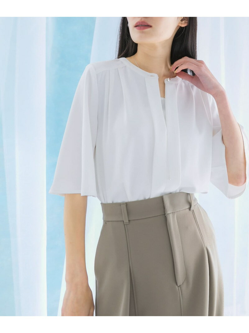 【SALE／50%OFF】2WAYウォッシャブルフレアスリーブブラウス URBAN RESEARCH ROSSO アーバンリサーチロ..