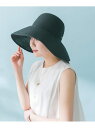 アーバンリサーチ 帽子 レディース PAPER WIDE BLIM HAT URBAN RESEARCH ROSSO アーバンリサーチロッソ 帽子 ハット ブラック ベージュ【送料無料】[Rakuten Fashion]