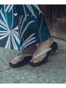『別注』婦人下駄C URBAN RESEARCH ROSSO アーバンリサーチロッソ 着物・浴衣・和装小物 浴衣 グレー【送料無料】[Rakuten Fashi...