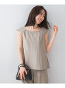【予約】『UR TECH DRYLUXE』F by ROSSO フレンチブラウス+ワイドパンツ URBAN RESEARCH ROSSO アーバンリサーチロッソ...