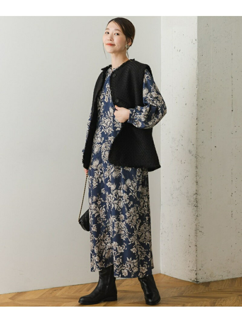 F by ROSSO ヴィンテージフラワープリントワンピース ROSSO アーバンリサーチロッソ ワンピース・ドレス ワンピース ブルー ホワイト【送料無料】[Rakuten Fashion]のサムネイル