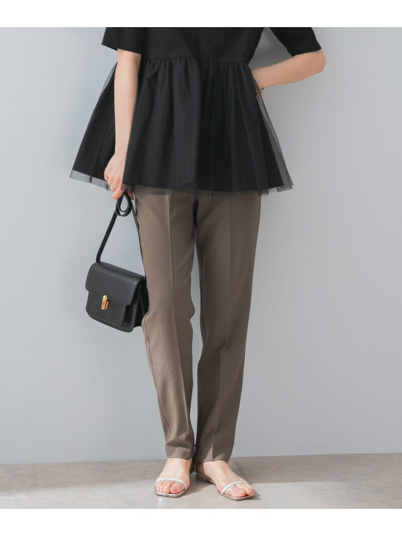 樂天商城 - 【SALE／50%OFF】『UR TECH DRYLUXE』F by ROSSO センタープレスストレートパンツ URBAN RESEARCH ROSSO アーバンリサーチロッソ パンツ その他のパンツ ブラック ベージュ【RBA_E】【送料無料】[Rakuten Fashion]