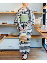 【SALE/30%OFF】浴衣 すずらん URBAN RESEARCH ROSSO アーバンリサーチロッソ 着物・浴衣・和装小物 浴衣 ブラック【RBA_E】【...