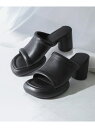 ALM. CIELO LEATHER SANDALS URBAN RESEARCH ROSSO アーバンリサーチロッソ シューズ・靴 サンダル ブラック【送料無...
