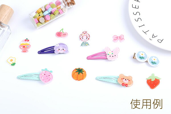 貼付けパーツ アクリル貼付けパーツ アクリルカボション 不規則型 21×41mm（8ヶ）