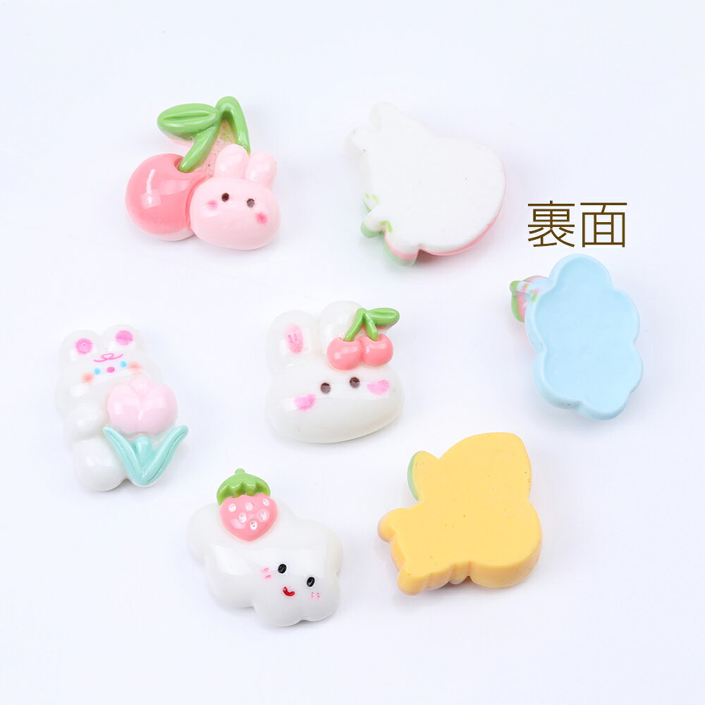 樹脂デコパーツ 動物 樹脂貼付けパーツ 樹脂カボション