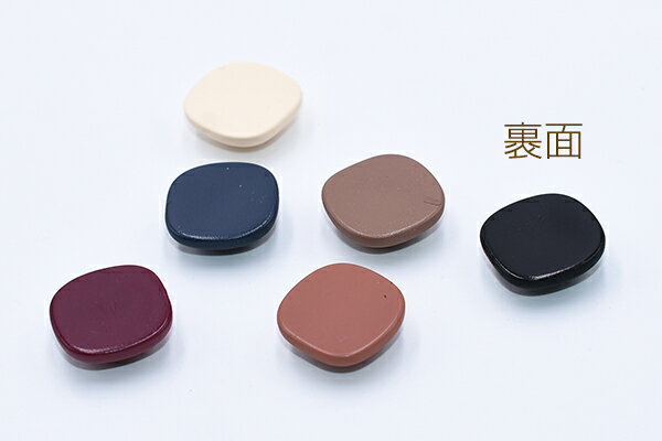 スクエア貼付けパーツ アクリル製 デコパーツ スクエアカボション マットカラー 18×18mm（10ヶ）