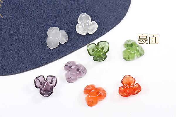 貼付けパーツ 樹脂貼付けパーツ 樹脂カボション フラワー 15mm（10ヶ）
