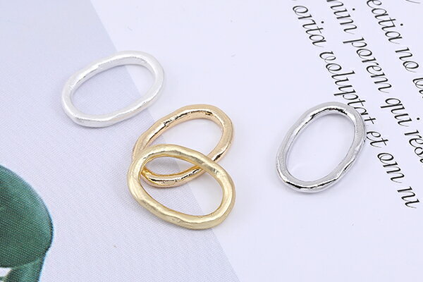 フレームチャーム オーバル 10.5×15mm【10ヶ】