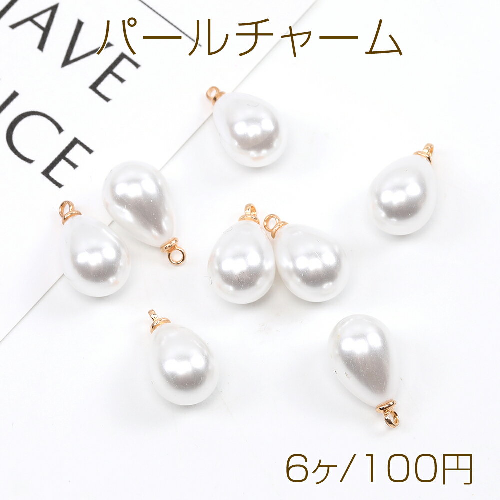 パールチャーム しずく型 1カン 10×17mm（6ヶ）