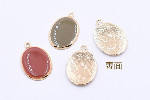 エポチャーム オーバル 18×27mm ゴールド【6ヶ】