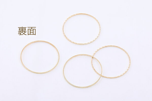 フレームチャーム 丸型 30mm ゴールド【20ヶ】