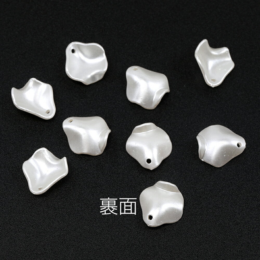 アクリルチャーム 花びら 1穴 14.5×15.5mm（100ヶ）