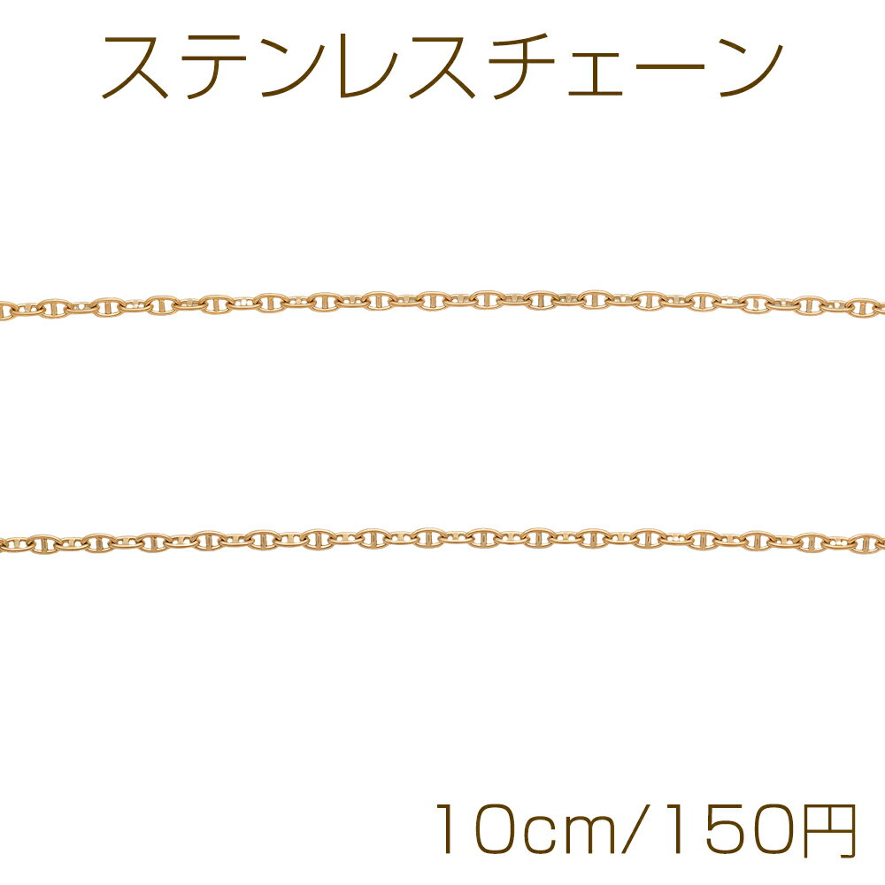 Rakuten - ステンレスチェーン アンカーチェーン デザインチェーン 基礎金具 メタルチェーン 約2×3.5mm（10cm）