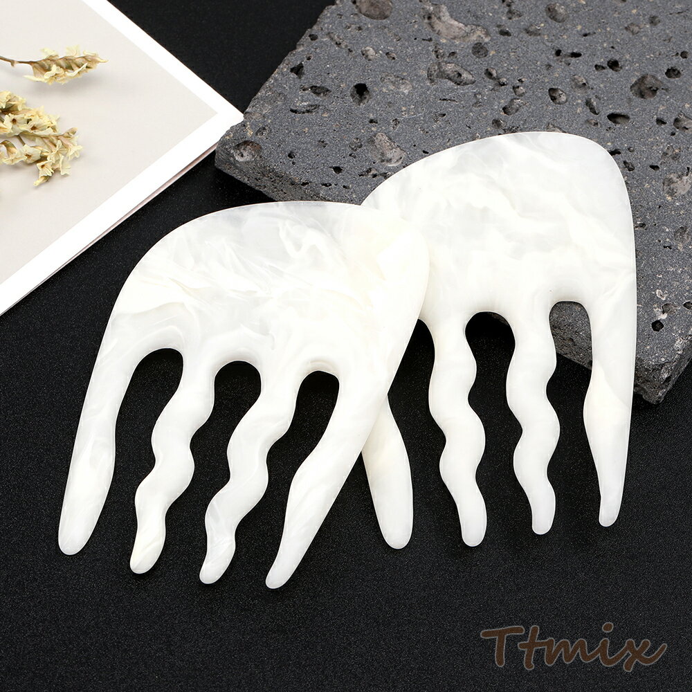 アセチ樹脂ヘアコーム 5.5×8cm(1ヶ)