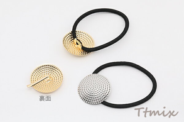 ヘアゴム ポニーフック ラウンド 32mm（1ヶ）