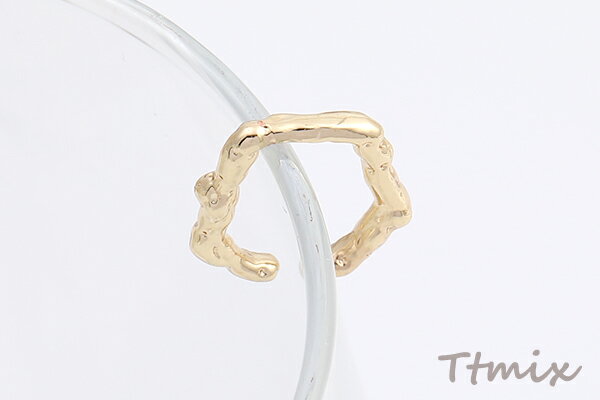 イヤーカフ 14×15mm 片耳用 ゴールド（1ヶ）