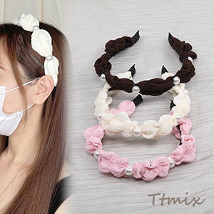 カチューシャ ヘアアクセサリー 幅約4cm(1ヶ)