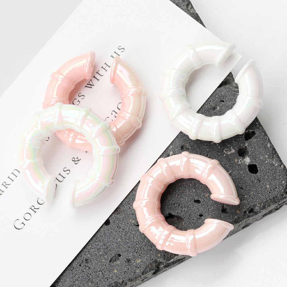 アクリルイヤーカフ Cフープ 6×24mm