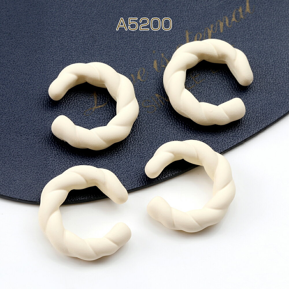 アクリルイヤーカフ Cフープ 6×24mm（4ヶ）