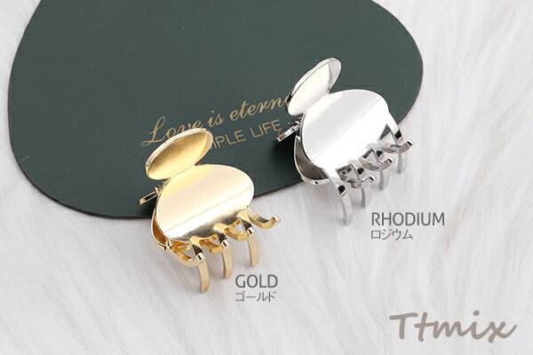 バンスクリップ ヘアアクセサリー 3.3×3.6cm（1ヶ）