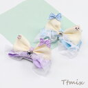 ヘアクリップ リボン 6×8cm(1ヶ)