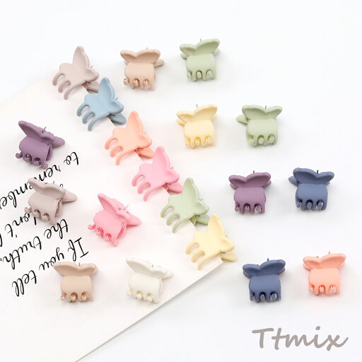MINIバンスクリップ 13×15mm ミックスカラー(10ヶ) MINIバンスクリップ 13×15mm ミックスカラー(10ヶ)