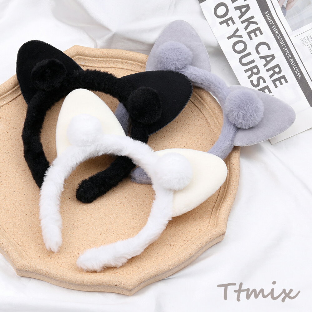 カチューシャ 猫耳カチューシャ 幅約2.5cm(1ヶ)2個以上メール便不可
