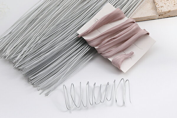 鉄ワイヤー 太さ約1.5mm×長約85cm（10本）