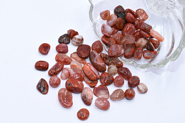 レッドアゲートさざれ石 天然石さざれ石 穴なし【50g】