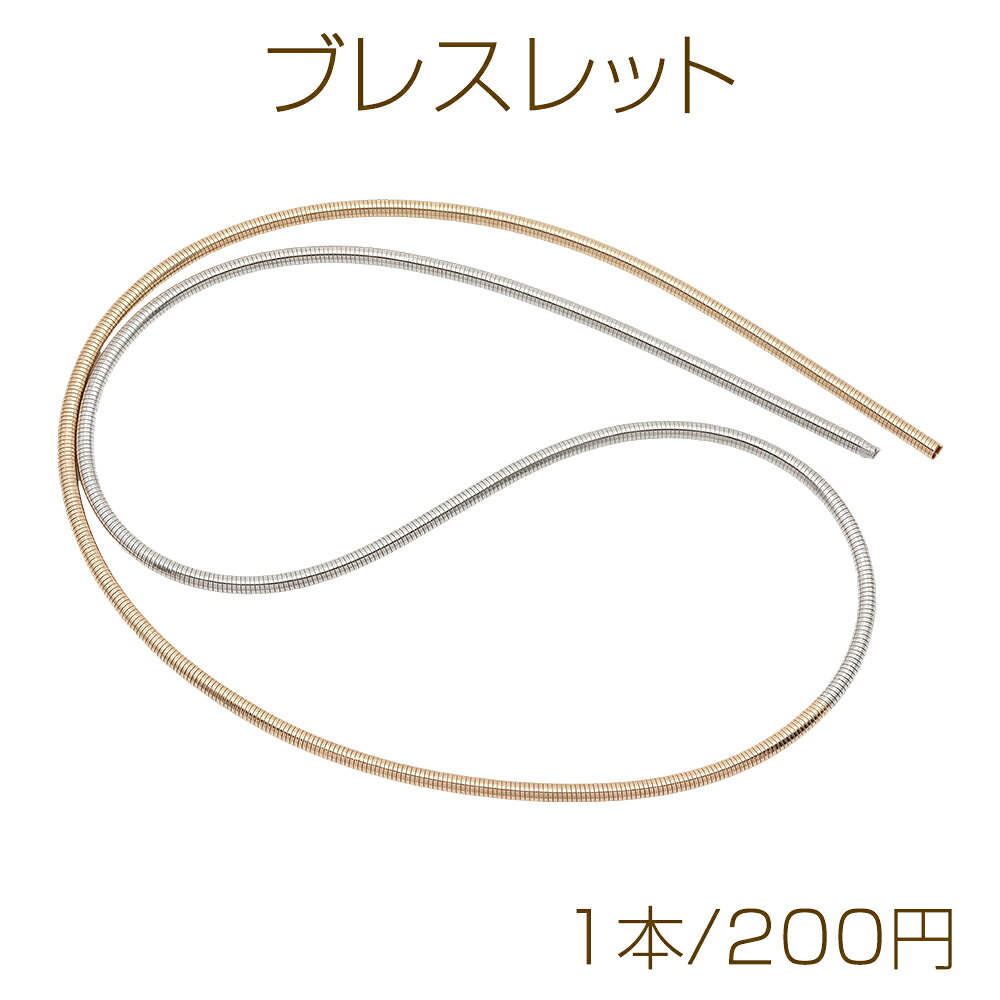 仕 様 サイズ長さ約1m材 質鉄製重さ約18g/パック 入 数 1本 注意事項 ●海外生産のため、輸入・生産時期に擦り傷・バリ・歪み・メッキムラなどある場合がございます。 ●生産メーカーの都合により、再入荷時にサイズや色味、デザインが変更となる場合がございます。 ●商品の色はブラウザや、PCモニターの環境・設定などにより実際と異なる場合がございます。 ●当店取り扱い商品は手芸パーツです。 ●用途外のご使用はおやめください。 卸売価格のため、バリや欠け、割れ、ヒビ、色ムラ、サビなどがある状態の商品が含まれる場合がございます。 返品交換は出来かねますので、ご理解・ご協力をお願い申し上げます。 ※入荷時（パッキング済み）の商品をそのまま発送いたします。注意事項をご理解・ご了承いただいた上でご注文ください。 ◆商品詰め工程において、埃や小さなごみが混じることがございます。 ◆手作り、海外生産の為、柄ずれ、キズ、汚れ、色ムラ等ある場合がございます。 ◆欠けたものや変形したものが混じっている場合がございます。