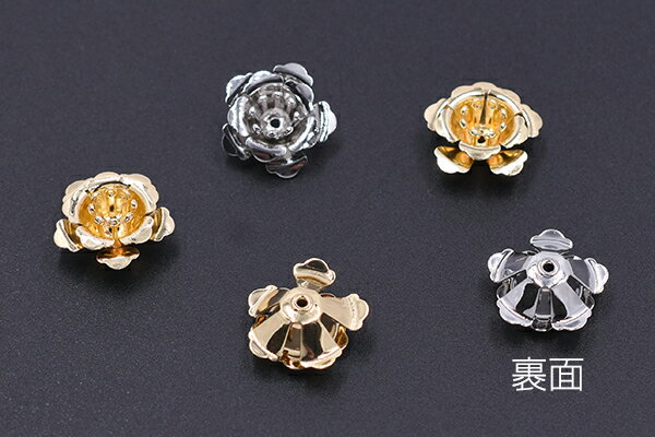 メタルフラワー 花座 No.70 ビーズキャップ 14×15mm【5ヶ】